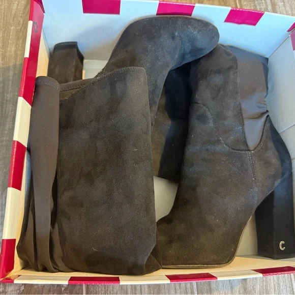Sam Edelman Black Heeled Boots - Picture 5 of 10